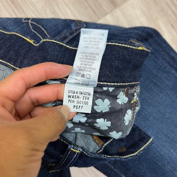 Lucky Brand Classic Rider Bootcut Leg Blue Jeans Size 0/25 - Picture 10 of 11